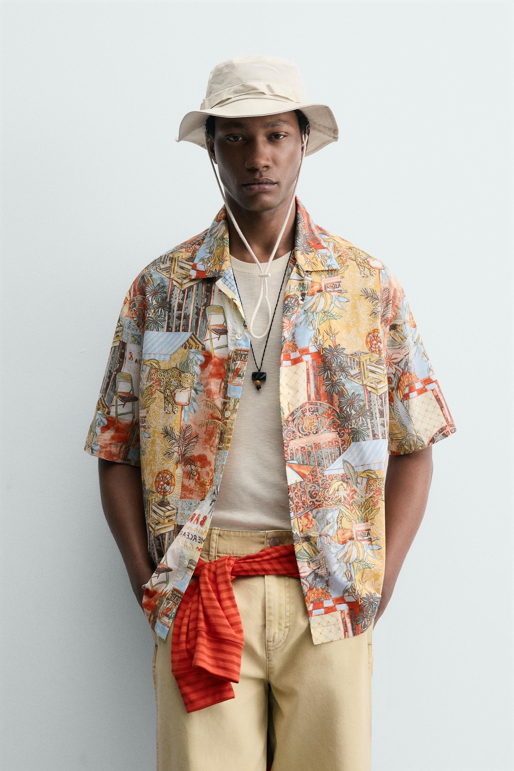 STREET PRINT RELAXED FIT SHIRT